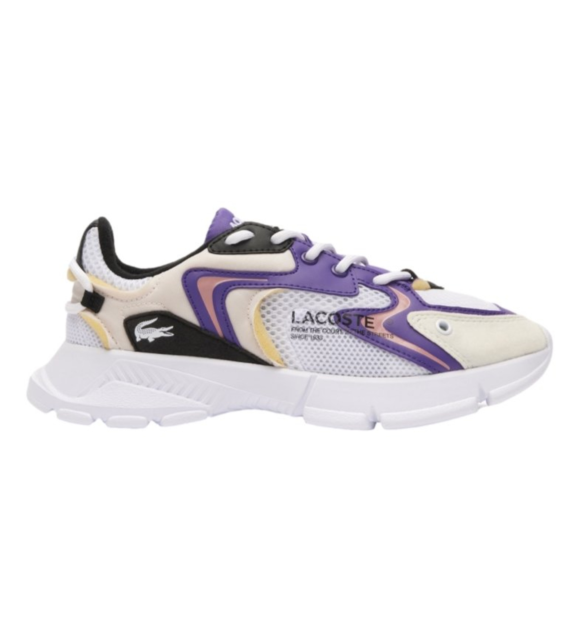 Lacoste Sneakers L003 Neo bianche, lilla