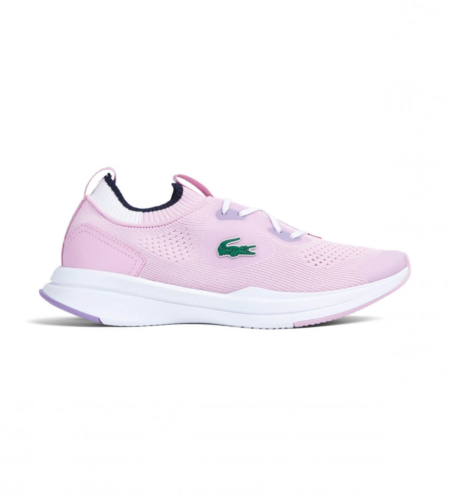 Lacoste Trainers Run Spin Knit 222 2 Suj rose
