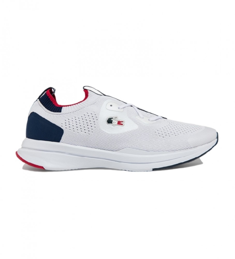 Lacoste Trainers Run Spin Knit blanc