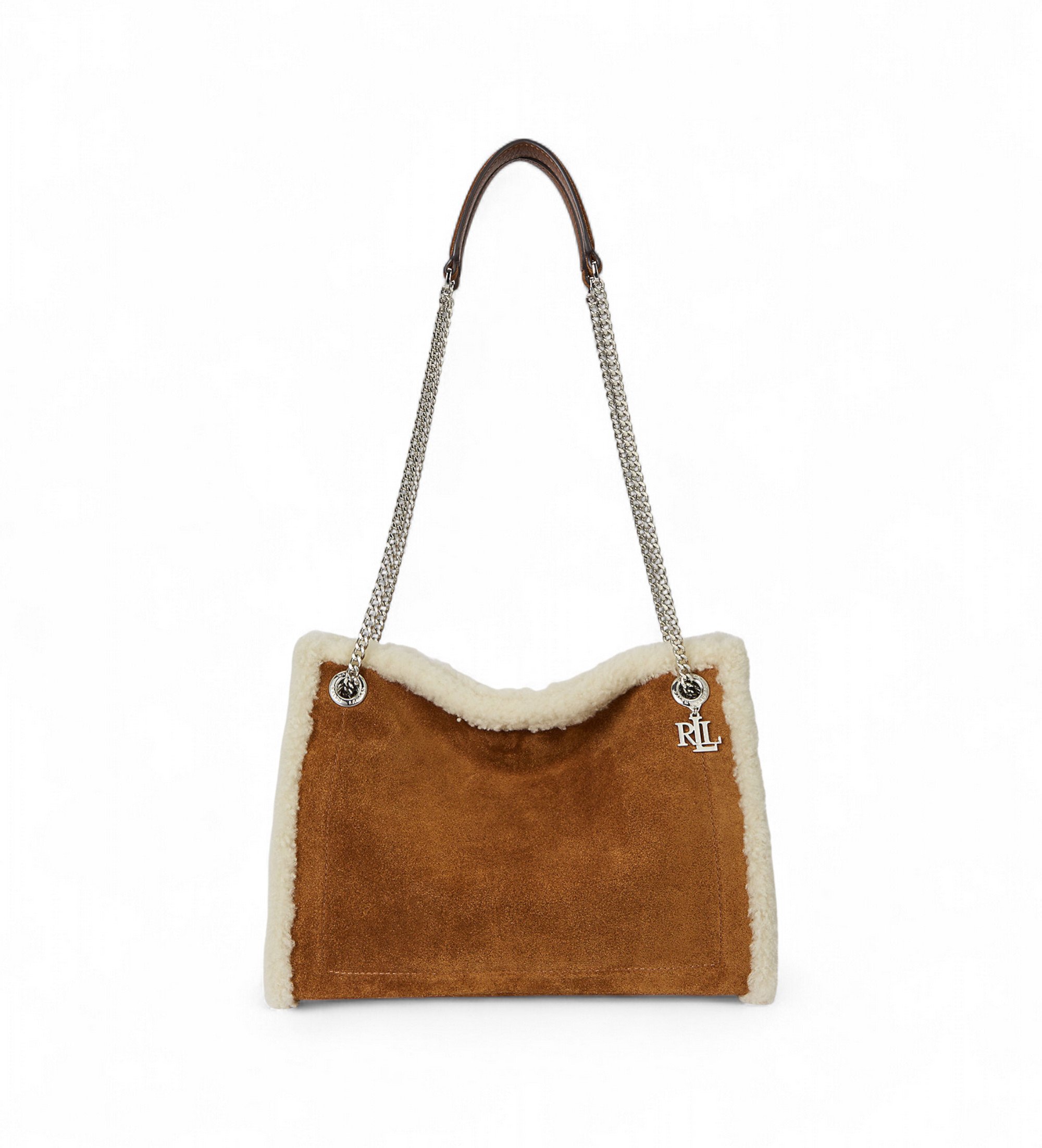 Lauren Ralph Lauren Borsa tote media Bradley con finiture marroni Lauren Ralph Lauren Borsa tote media Bradley con finiture marroni