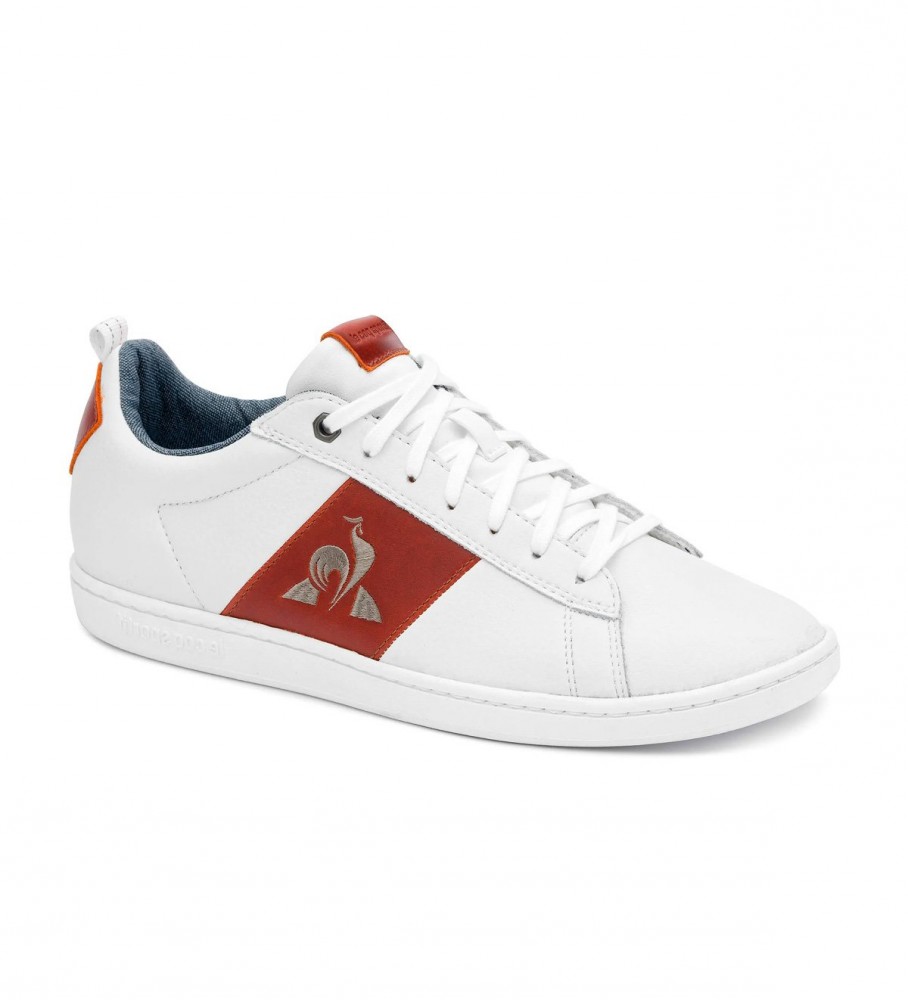 Le Coq Sportif Sneakers Courtclassic Workwear in pelle bianche