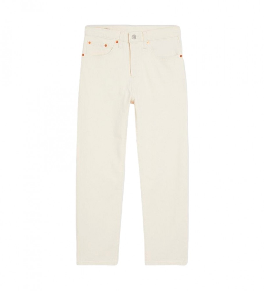 Levi's Jeans 501 Crop blanc 