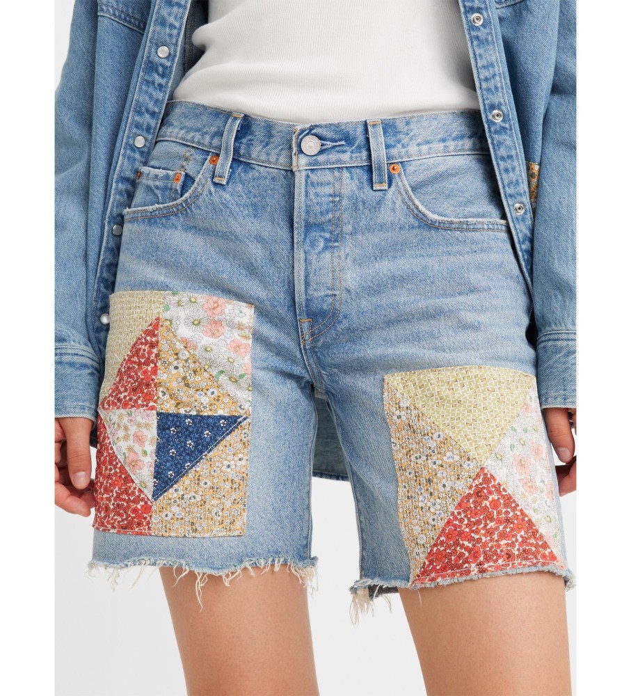 Levi's Jeans Shorts 501 90'S Blue - ESD Store fashion, footwear and  accessories - best brands shoes and designer shoes