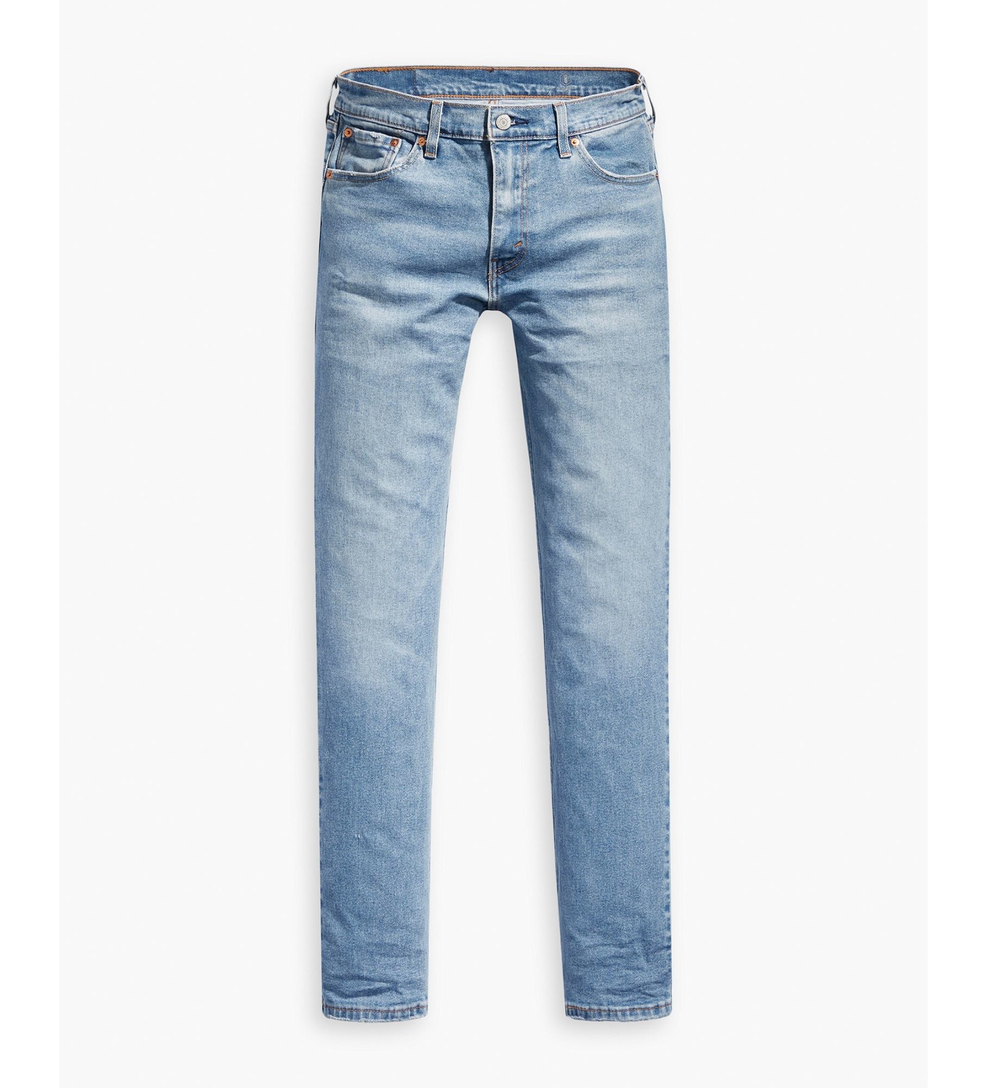 JEANS Slim Uomo LEVI'S 511 Blu Regular Skinny Denim Medio W34 L29 Zip