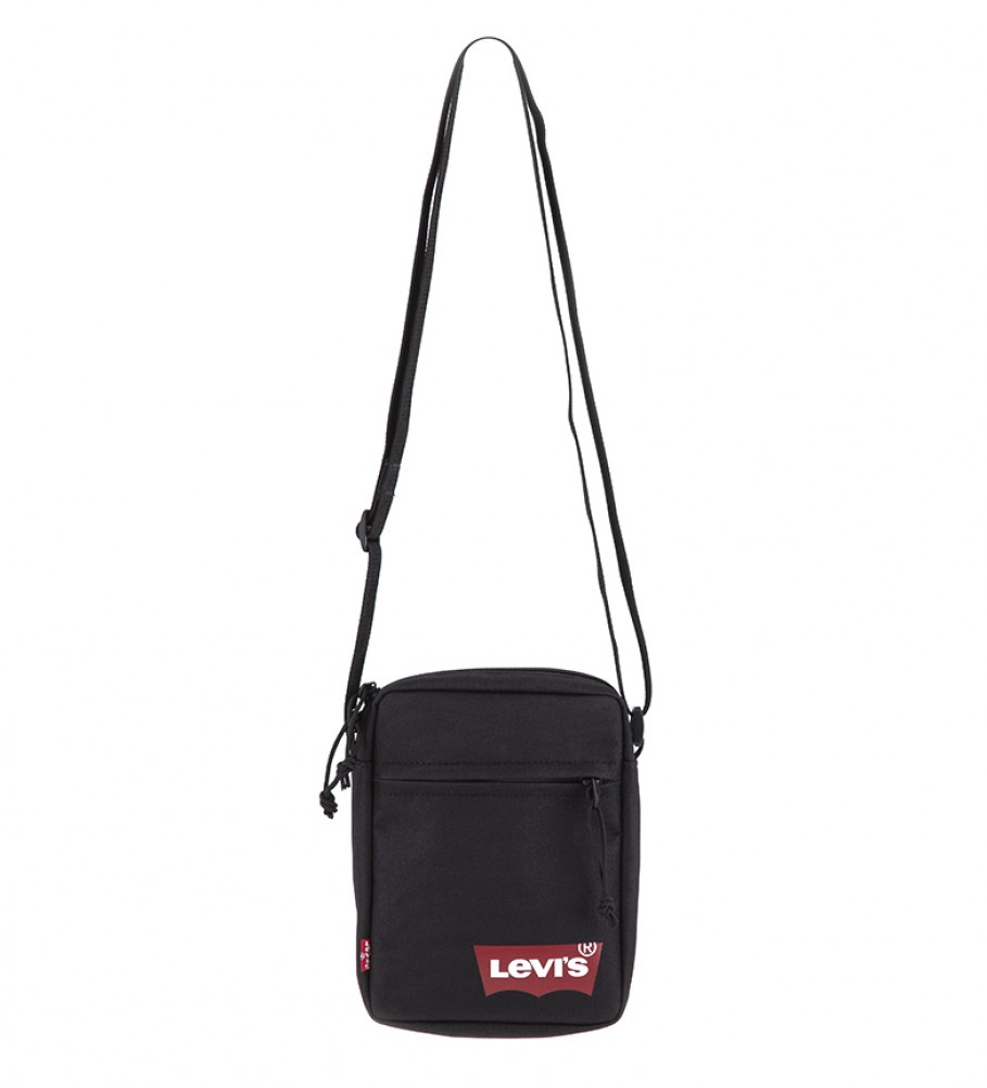 Levi's Saco de ombro Mini Sólido Vermelho Batwing preto -15,5x5,5x21cm