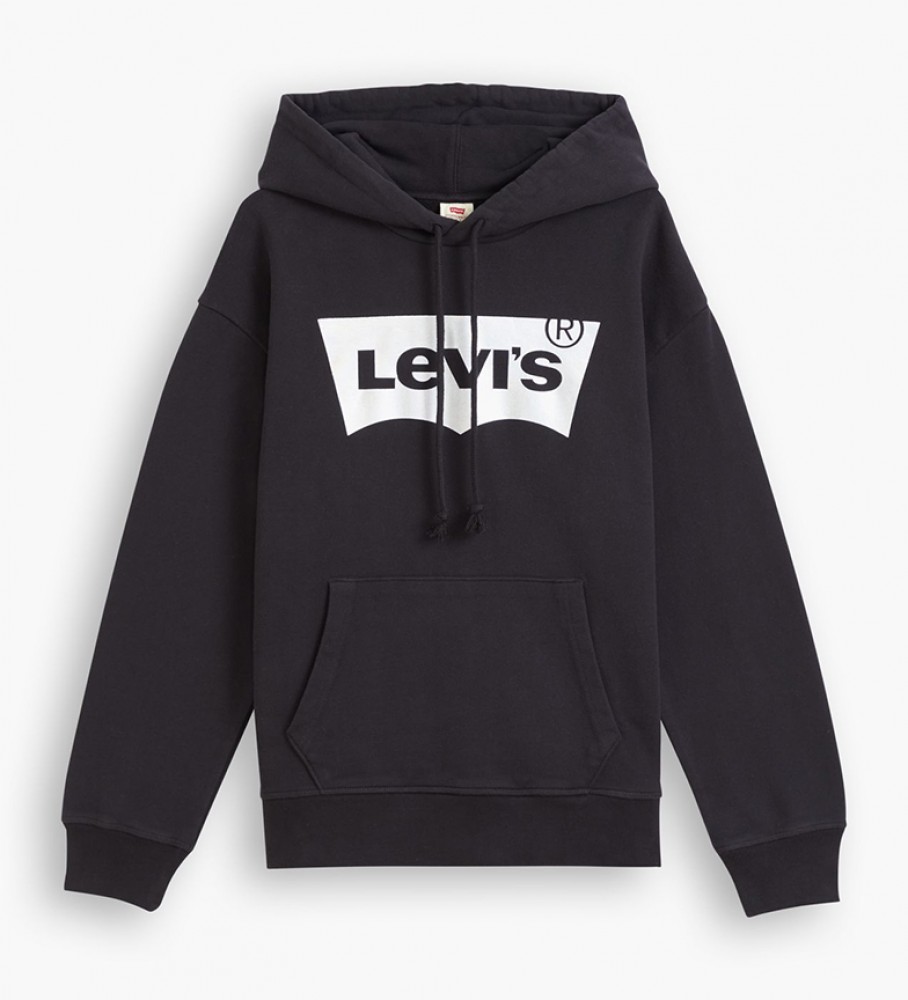 Levi's Camisa de Suor Padrão Gráfica da Tripulação preta