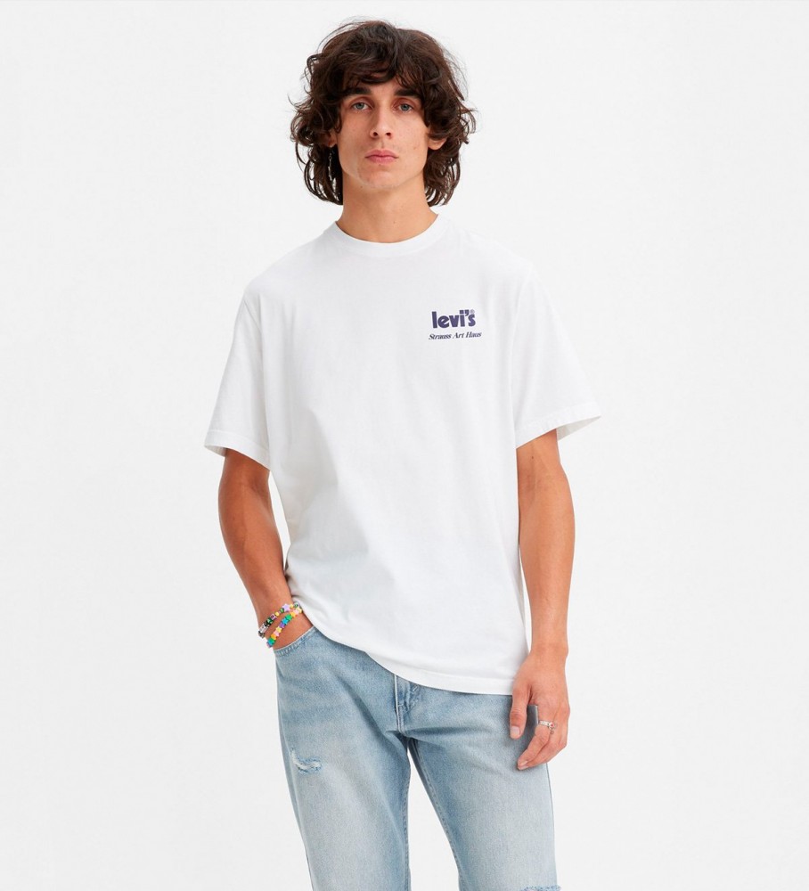 Levi's T-shirt Fit Loose Fit Blanc