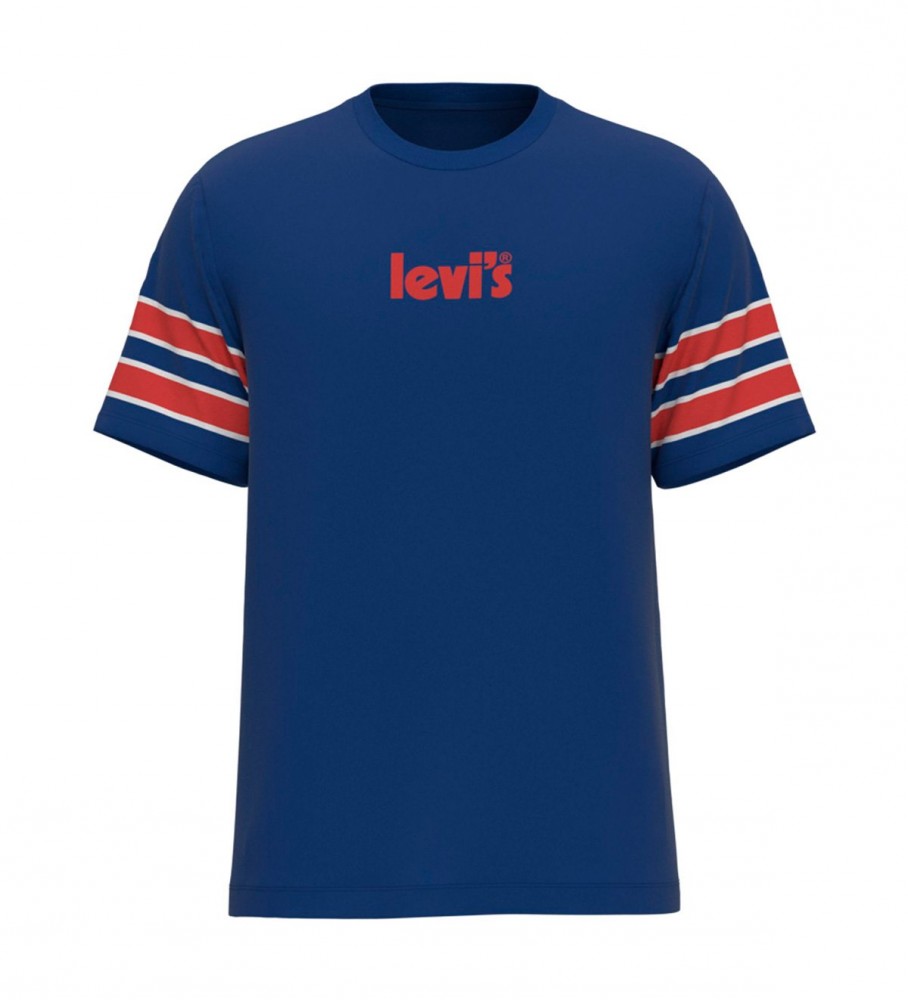 Levi's T-shirt Fit Loose Stripes Blue