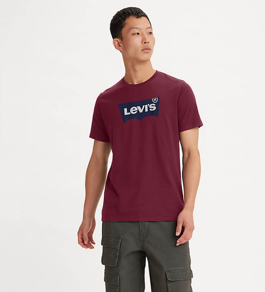 Levi's Maroon Logo T-shirt