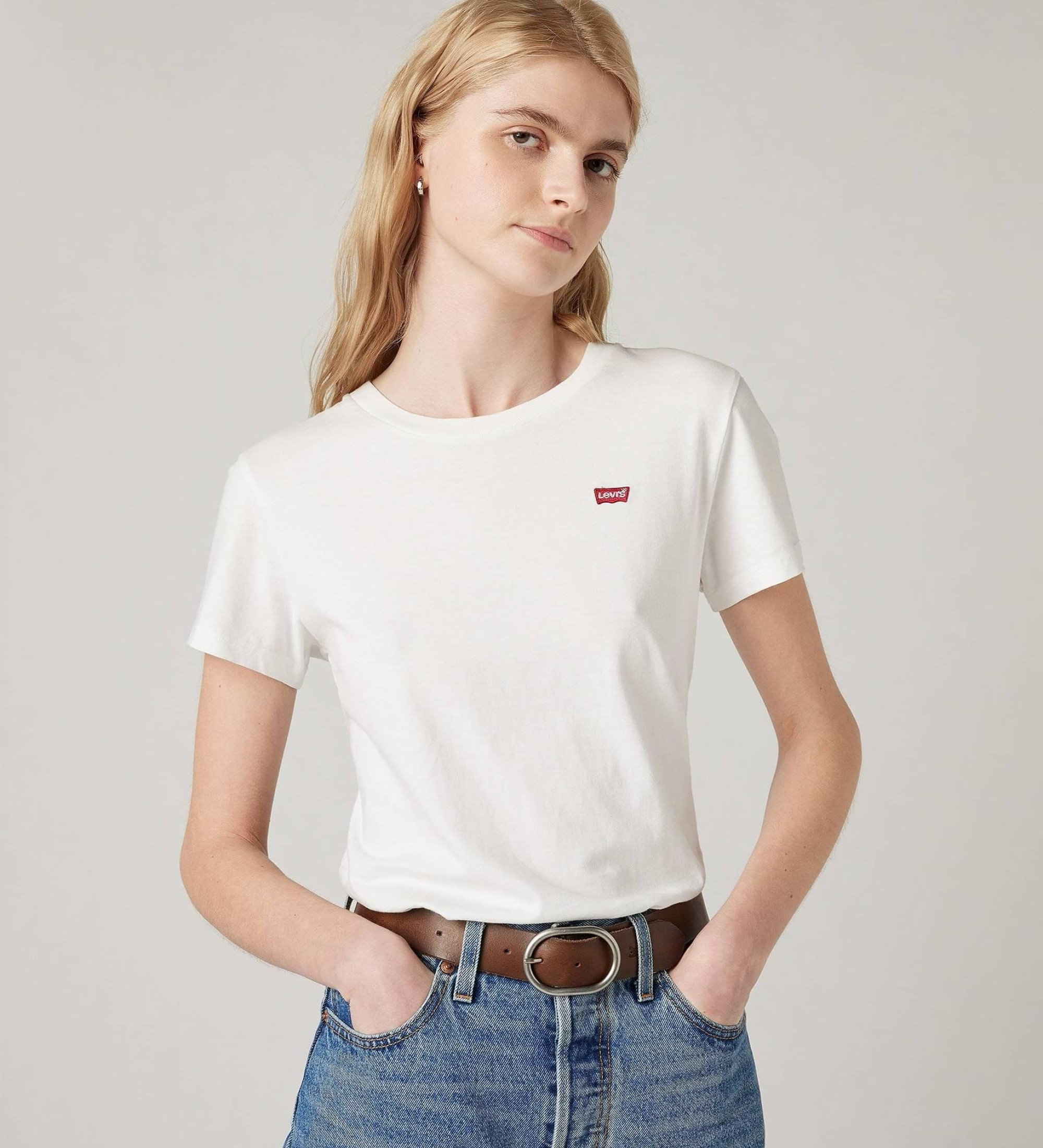 Levi's® LUCA SLIM TEE - T-shirt basic - caviar/zwart