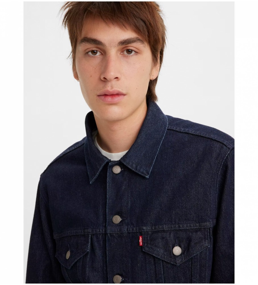 Levi's Vintage Wellthread Trucker Jacket navy - Esdemarca Store fashion ...