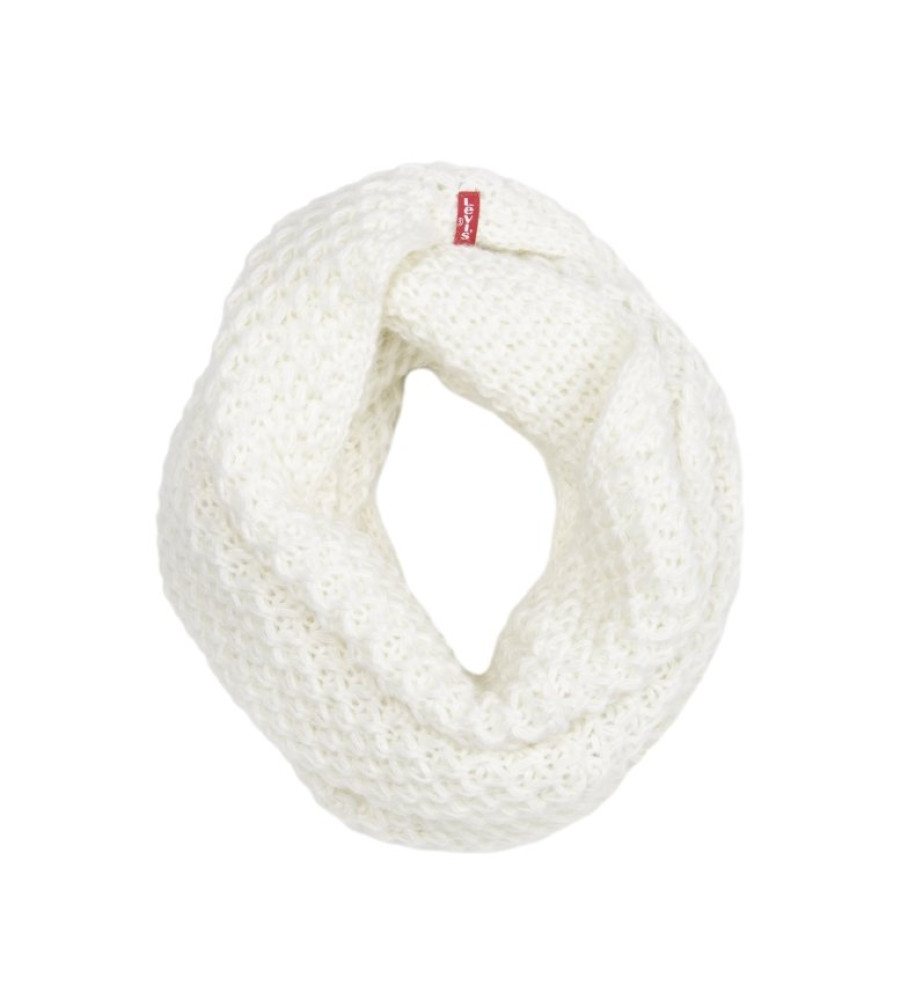Levi's Bufanda Classic Knit Infinity blanco