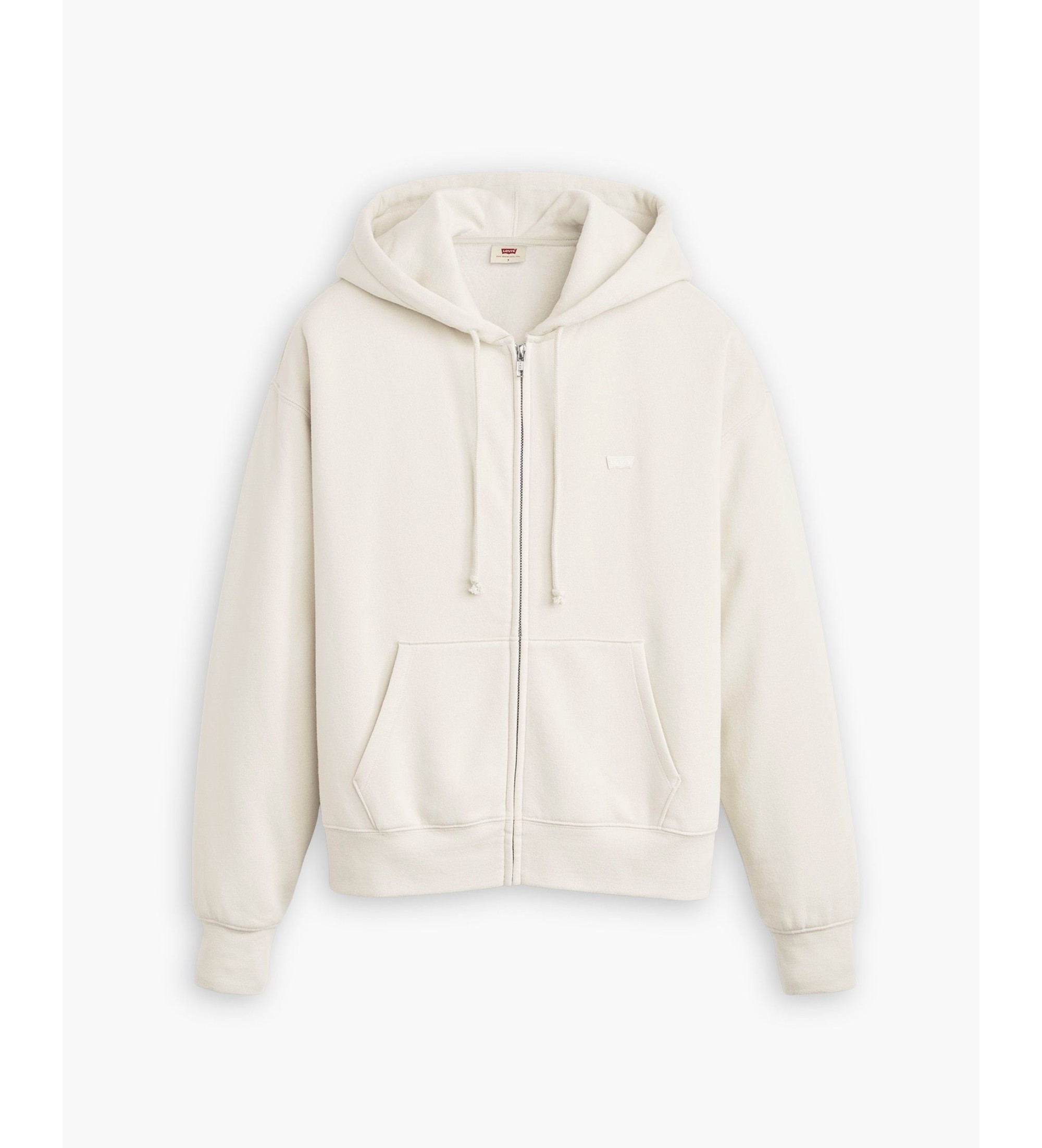 Zipper Womens White Levi Sweatshirt Levi White Sweatshirt Zip Up