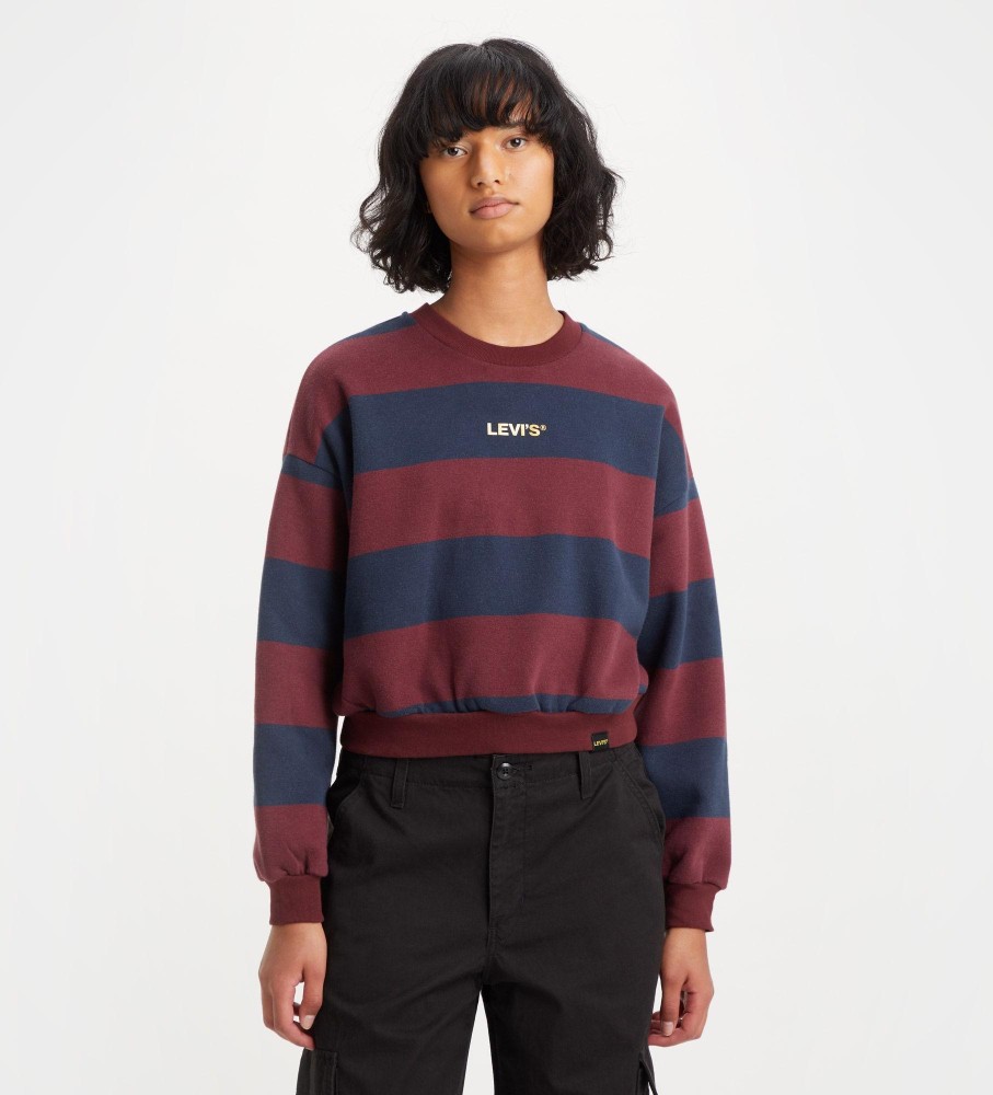 Levi's Laundry Printed Sweatshirt Navy, Red - ESD Store fashion, footwear  and accessories - best brands shoes and designer shoes