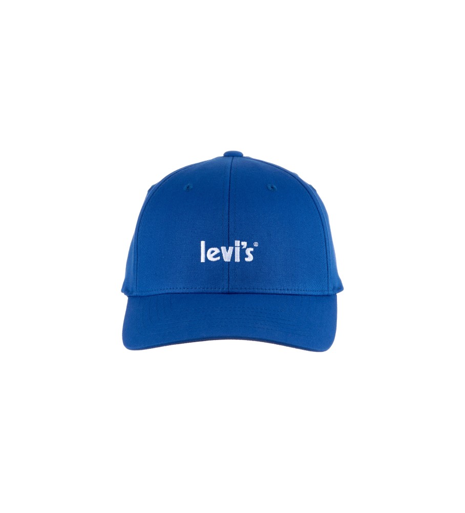 Levi's Poster Logo Cappellino Flexfit blu