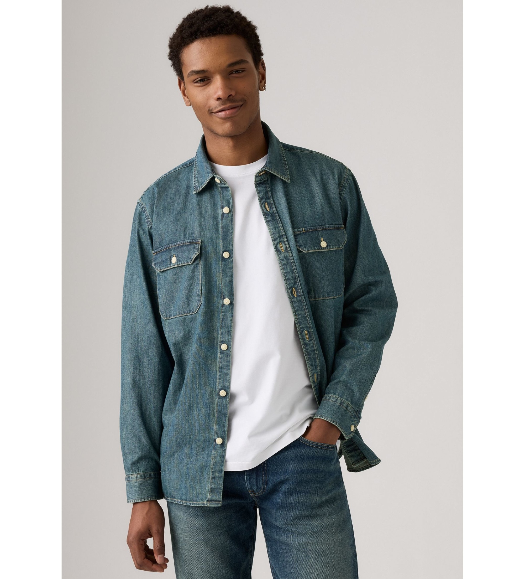 Levi's Camicia blu Jackson Worker