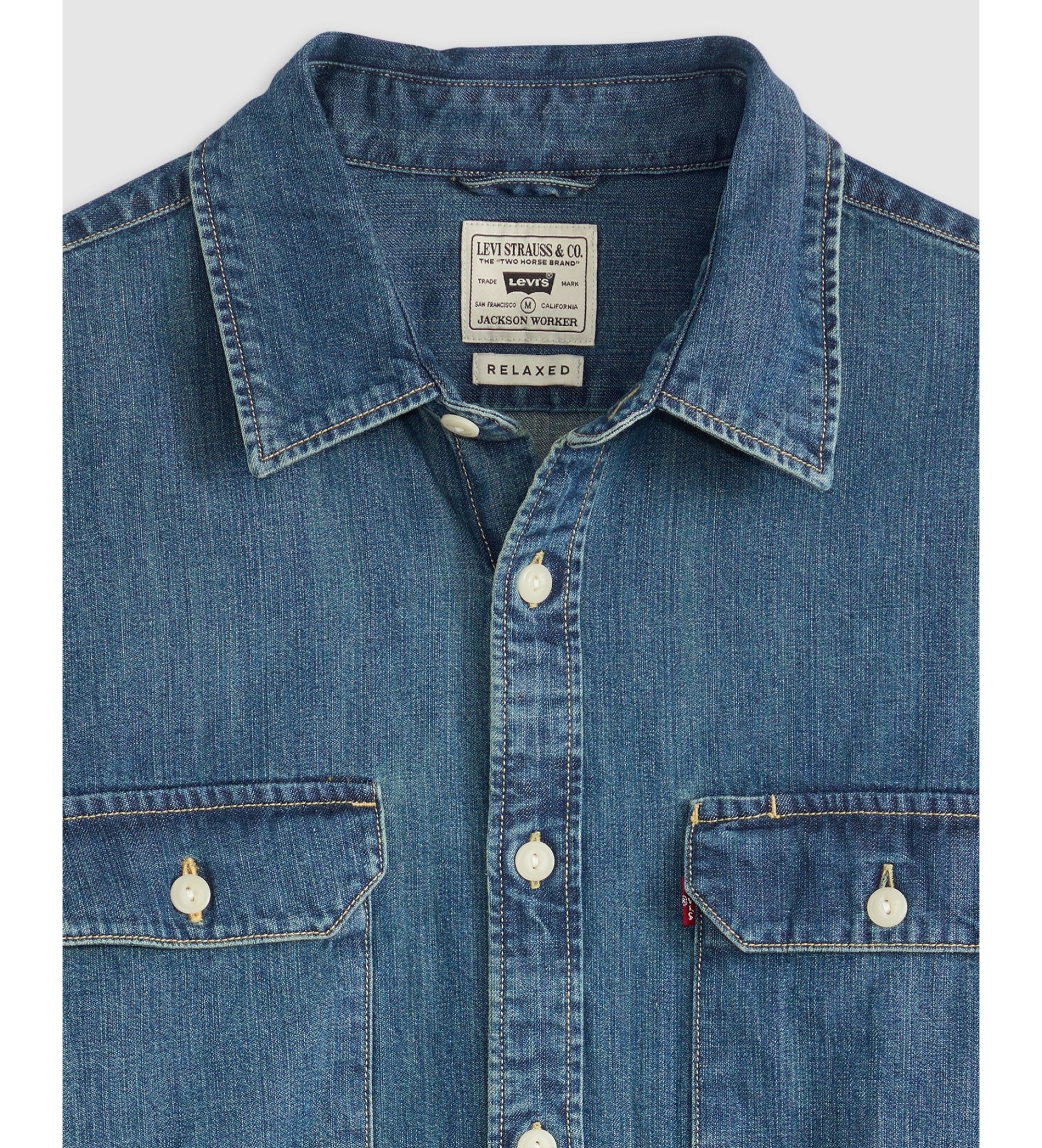 Levi's Camicia blu Jackson Worker