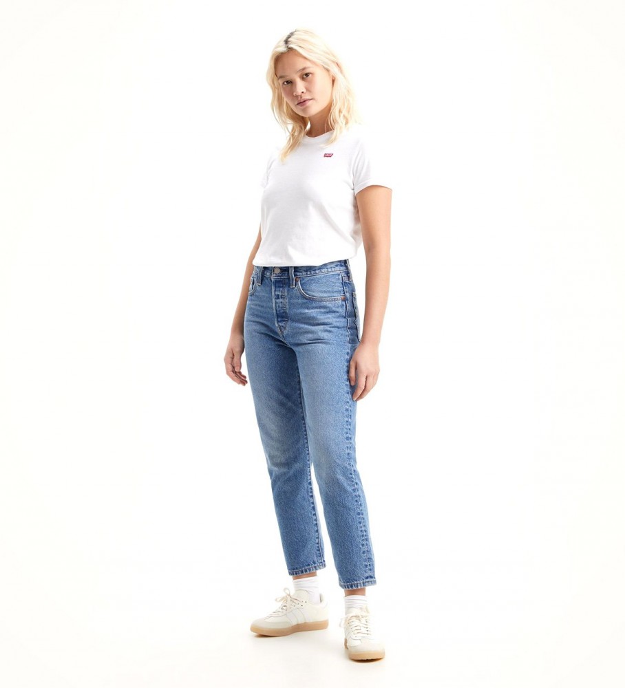 Levi's Jeans 501 Crop indaco
