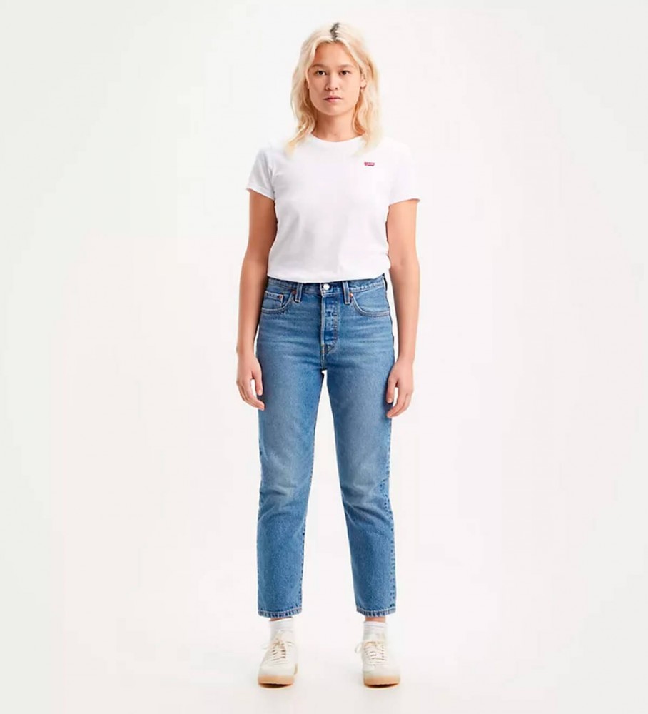 Levi's Beskåret jeans 501 blå - Esdemarca butik med fodtøj, mode tilbehør ? bedste mærker i og designersko
