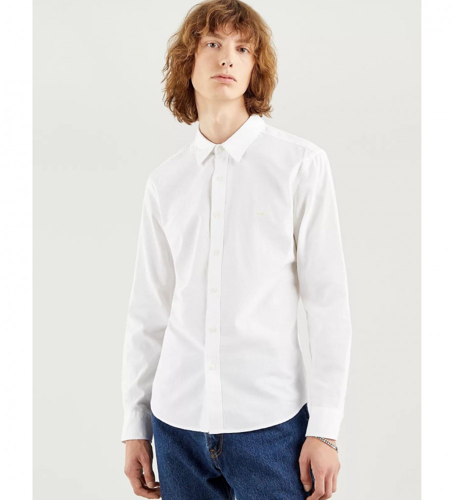 Levi's Camisa slim fit Housemark blanco