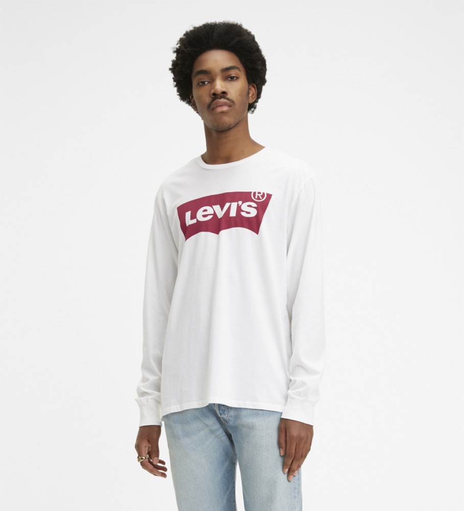 Levi's T-Shirt Ls Std Tee Graphic Hm Ls White