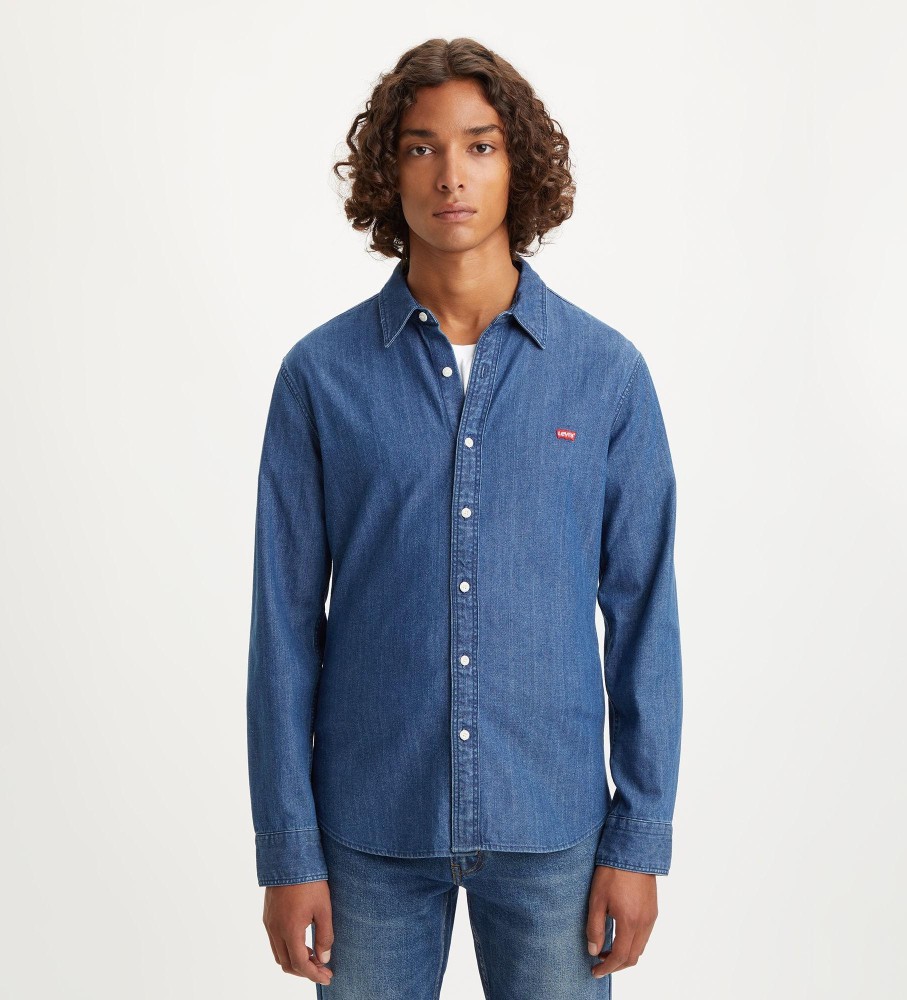 Levi's Battery Housemark Shirt Blue