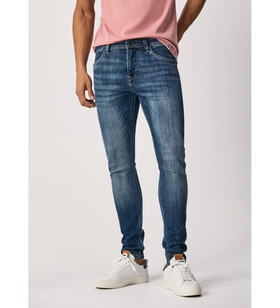 Pepe Jeans Jeans blu da muratore - Esdemarca Store moda, calzature e  accessori - migliori marche di scarpe e scarpe firmate