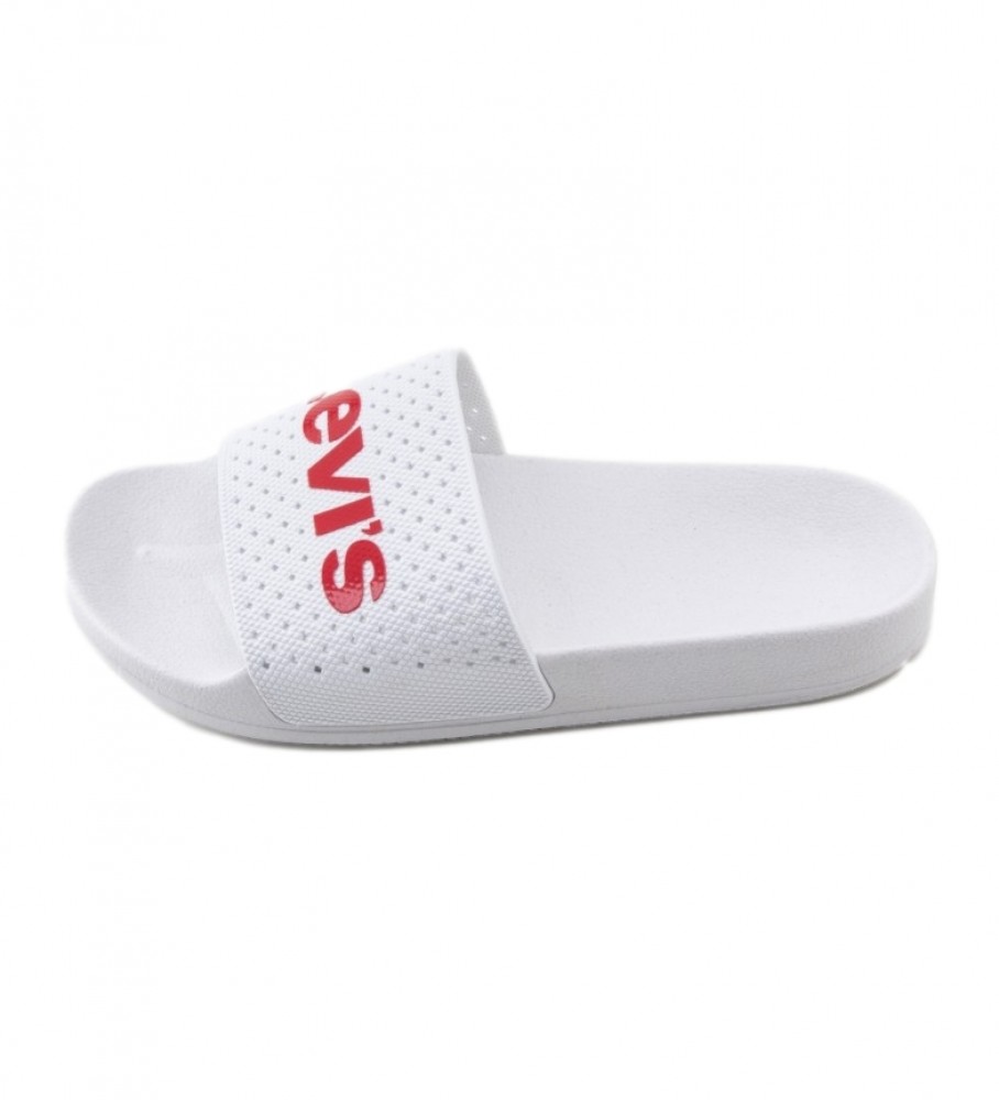 Levi's Chanclas June Perf S blanco - Tienda Esdemarca moda, calzado y  complementos - zapatos de marca y zapatillas de marca