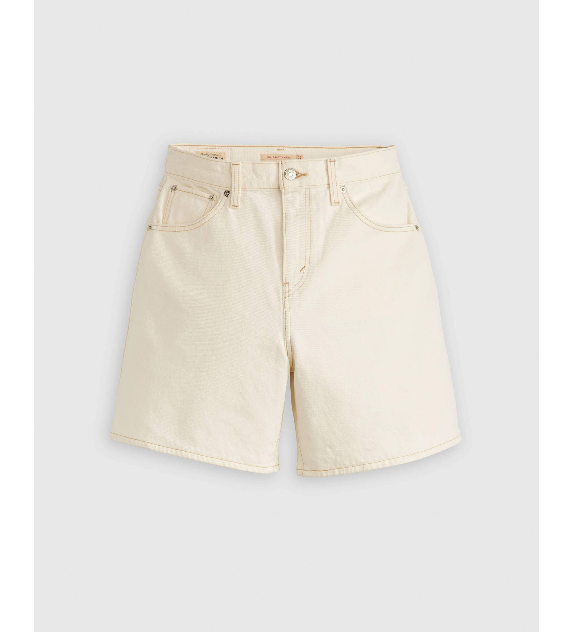 Levi's pantaloncini bianchi larghi