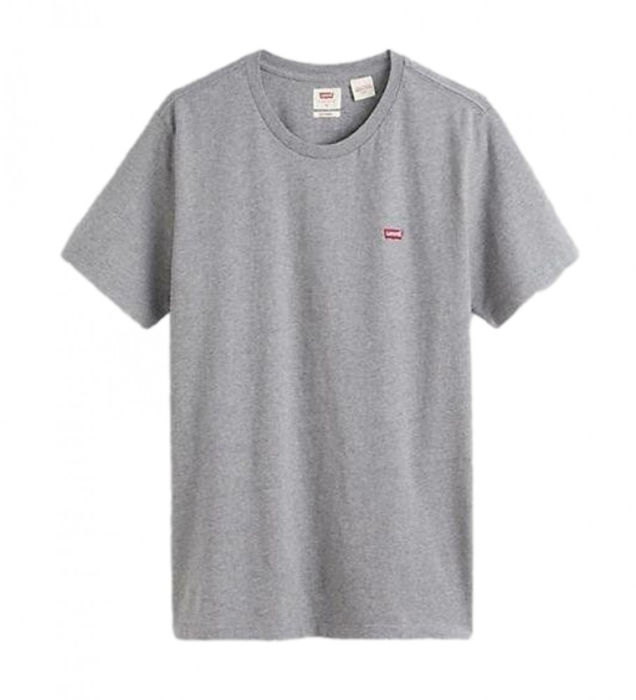 Levi's Camiseta Housemark original cinza