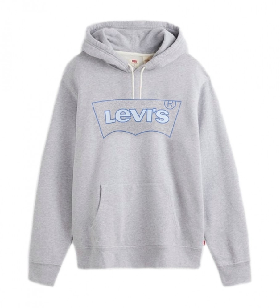Levi's Relaxed Graphic grey sweatshirt PO Outline grey 