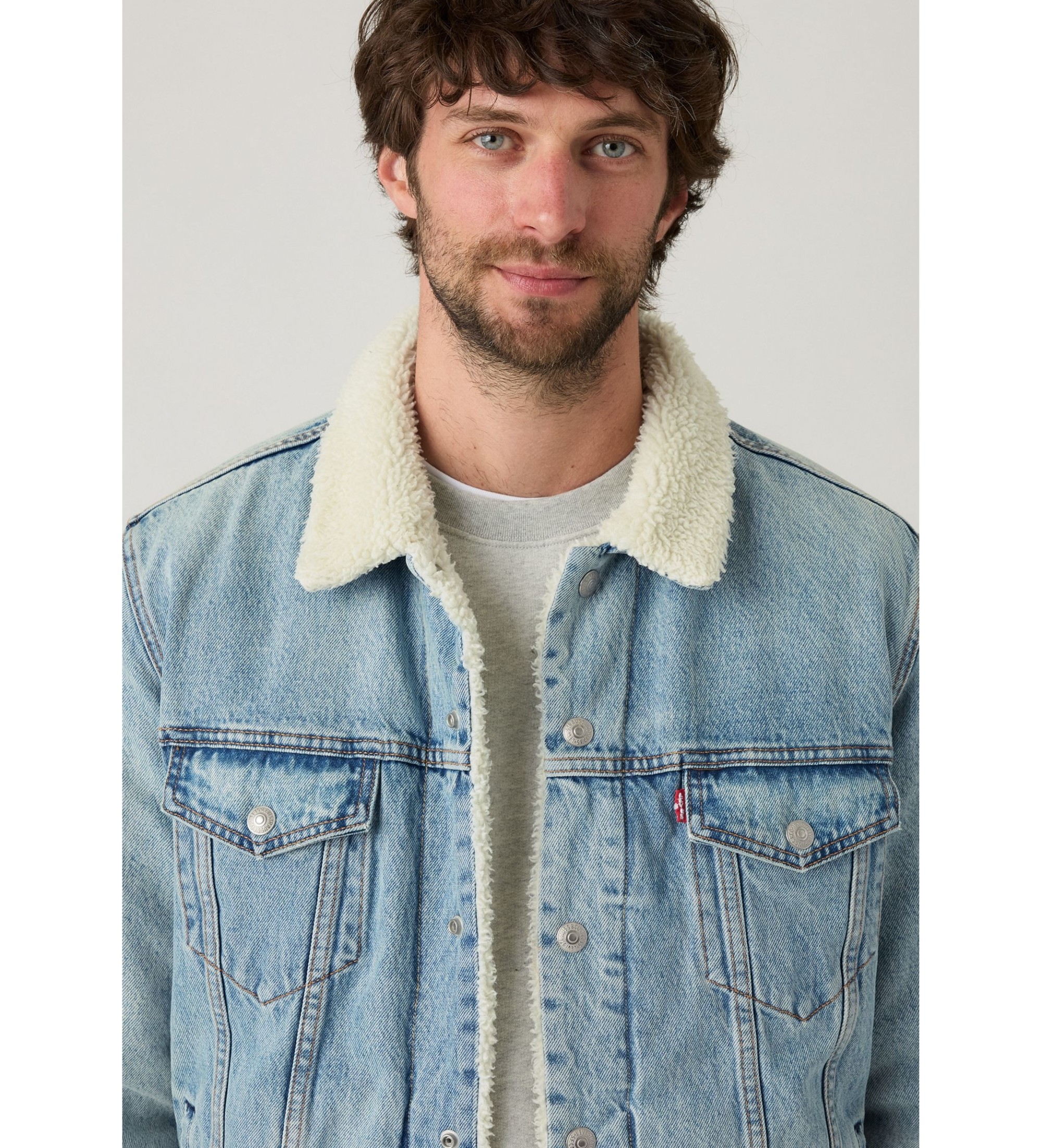 Levi's Type 3 Sherpa Jacket blue