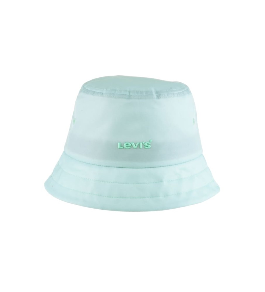 Levi's Bucket hat turquoise logo