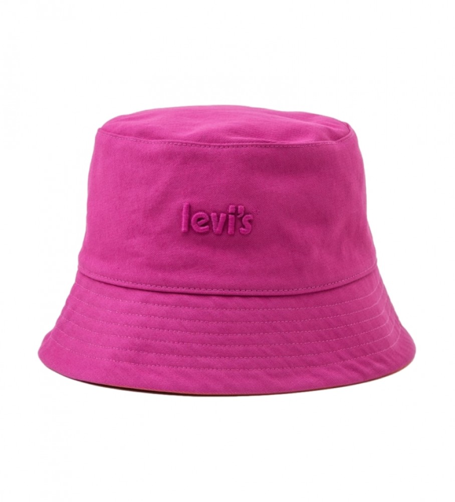 Levi's Cappello da pescatore reversibile Rosa, Arancione