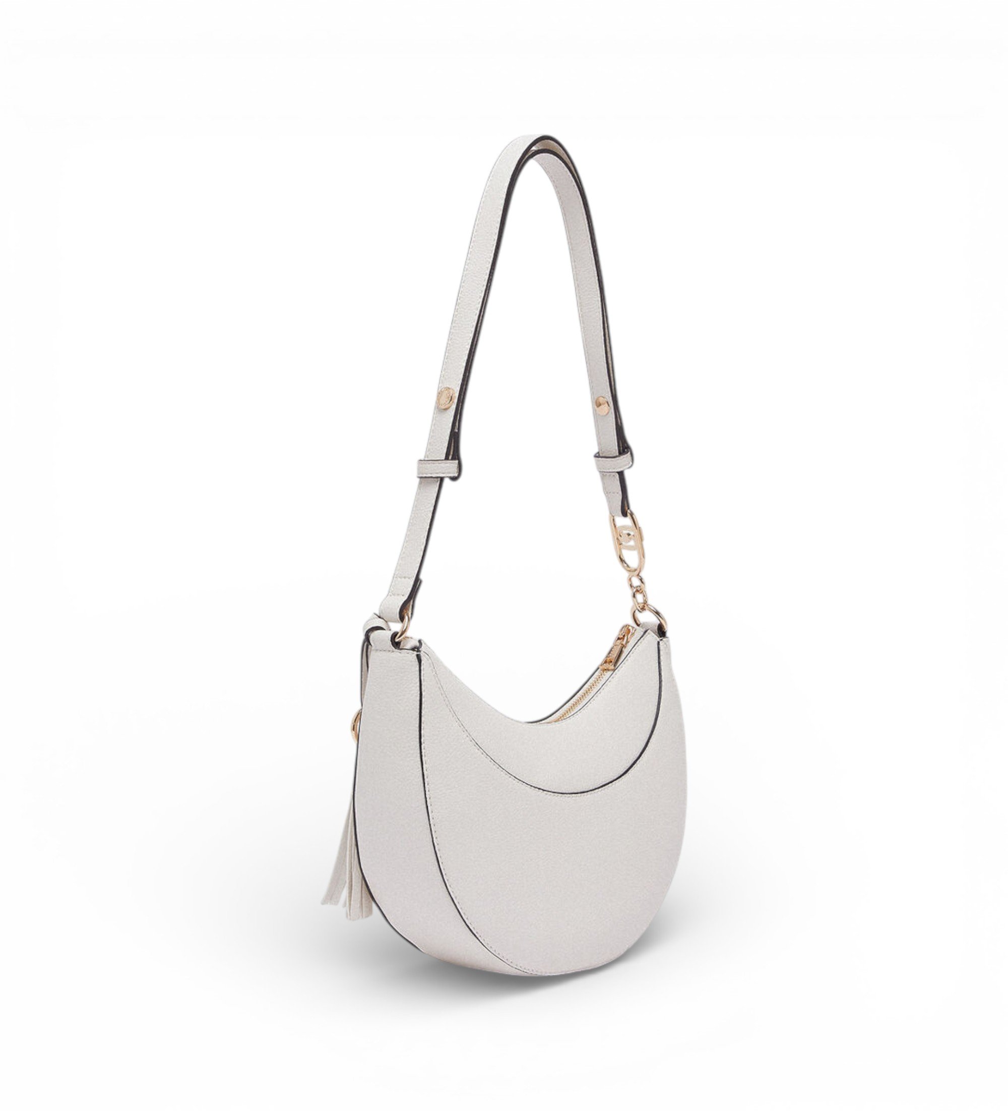 Liu Jo Sac hobo moyen avec breloque beige