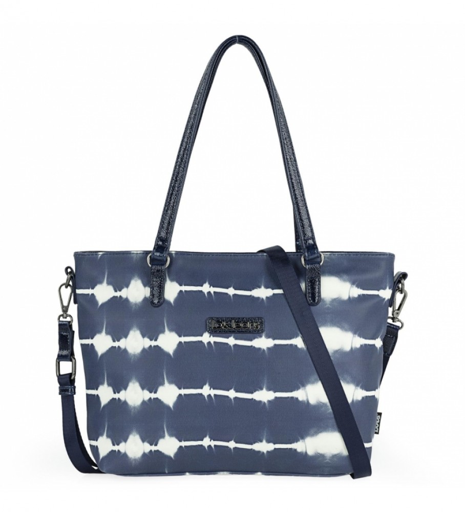 Lois Shopper bag 310881 blue -34x24x8cm