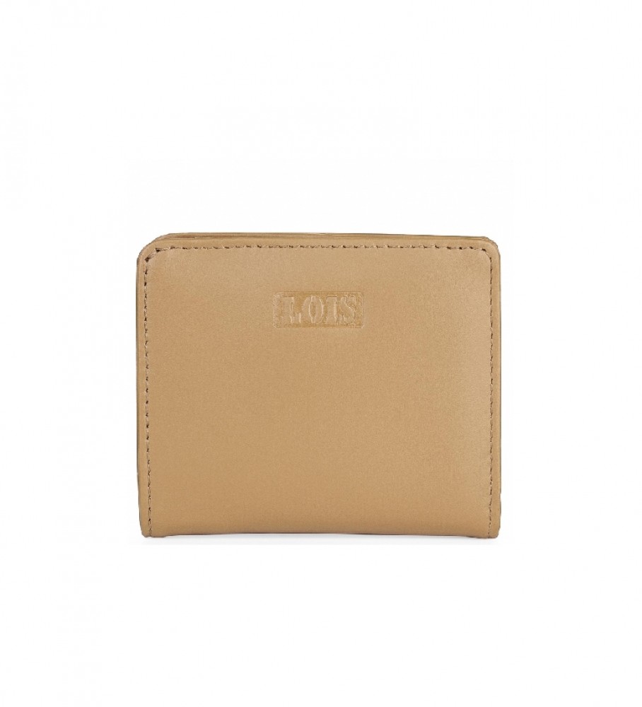 Lois Leather wallet 202044 Camel -10x8,7cm
