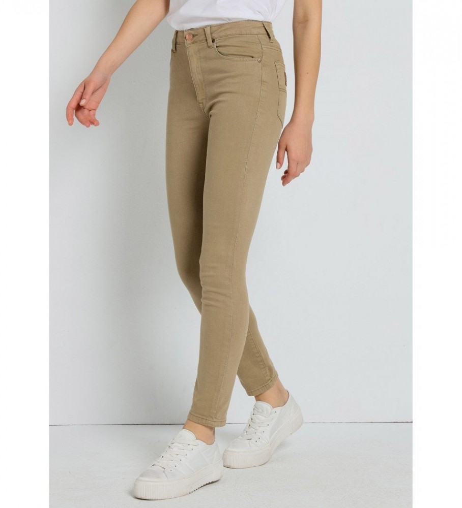 Lois Boxer Pants Medium - Highwaist Skinny Ankle green