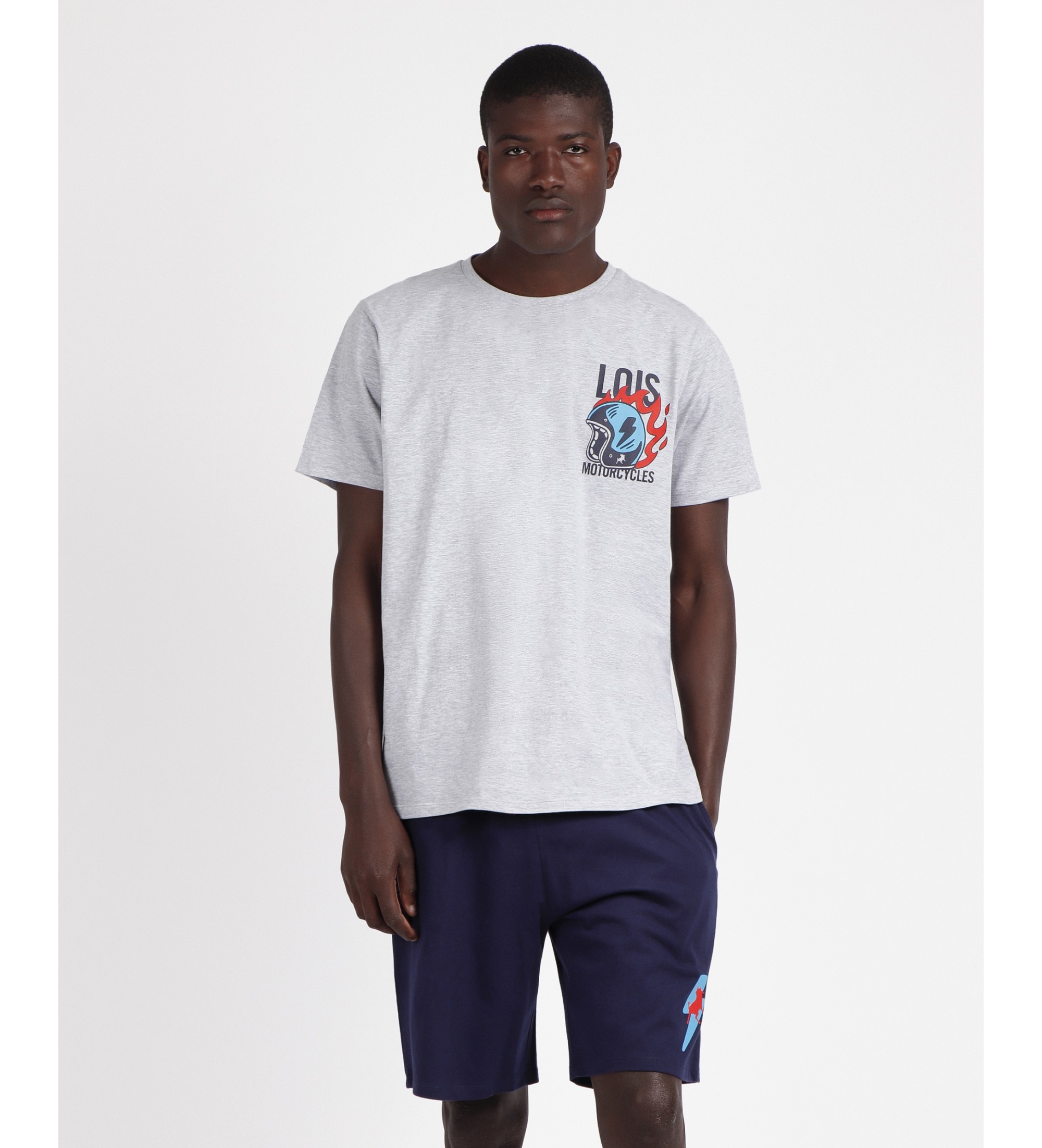 Lois Jeans Motorbike Short Sleeve Pyjamas A