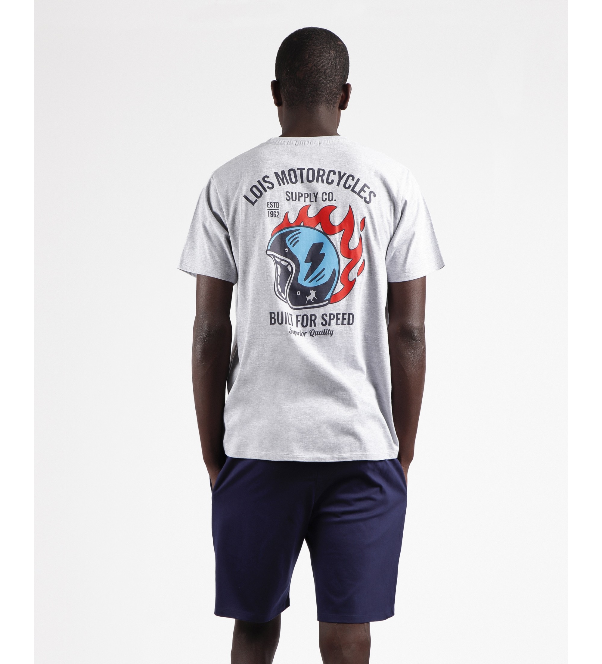 Lois Jeans Motorbike Short Sleeve Pyjamas A