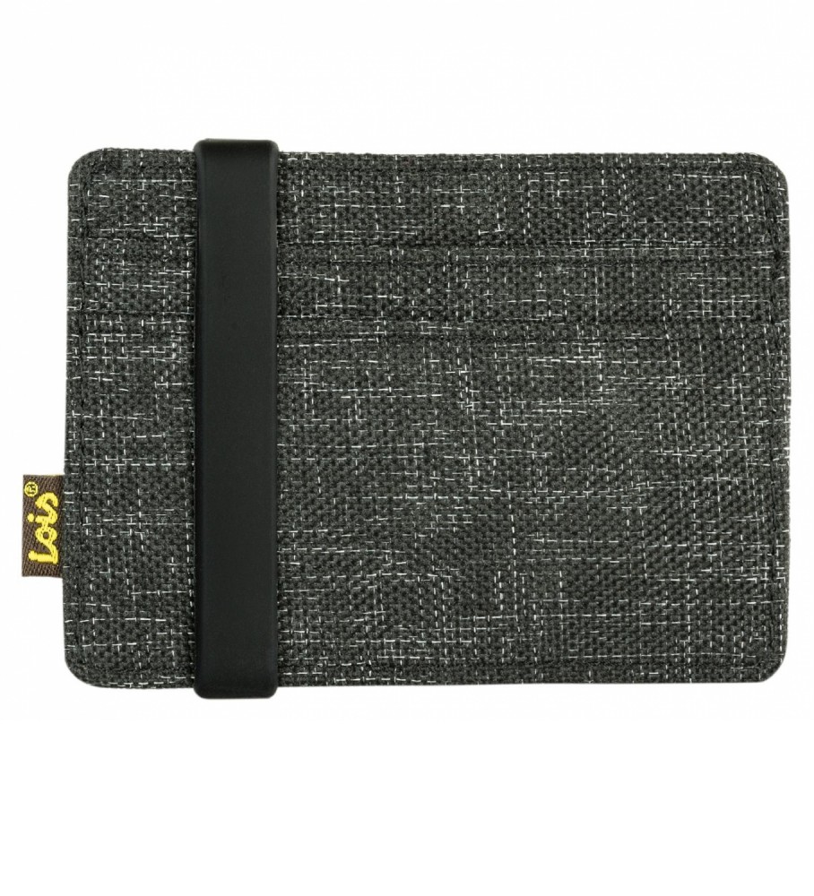 Lois Jeans Porta-cartes protegido por RFID LOIS 203698 cor preta
