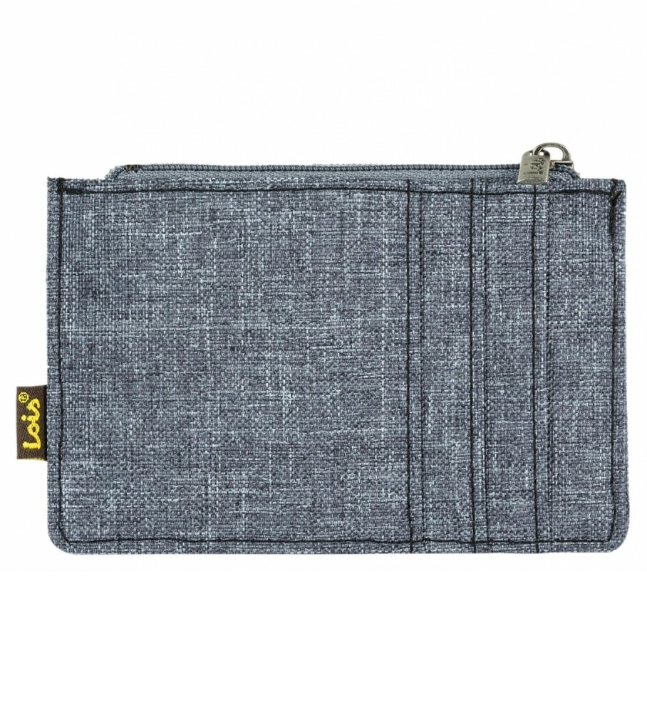 Lois Jeans Porta-cartes com proteco RFID LOIS 203642 cor azul