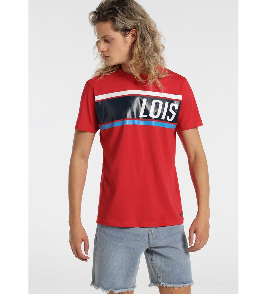 Lois T-Shirt rayé en fil d'épingle LOIS Bleu