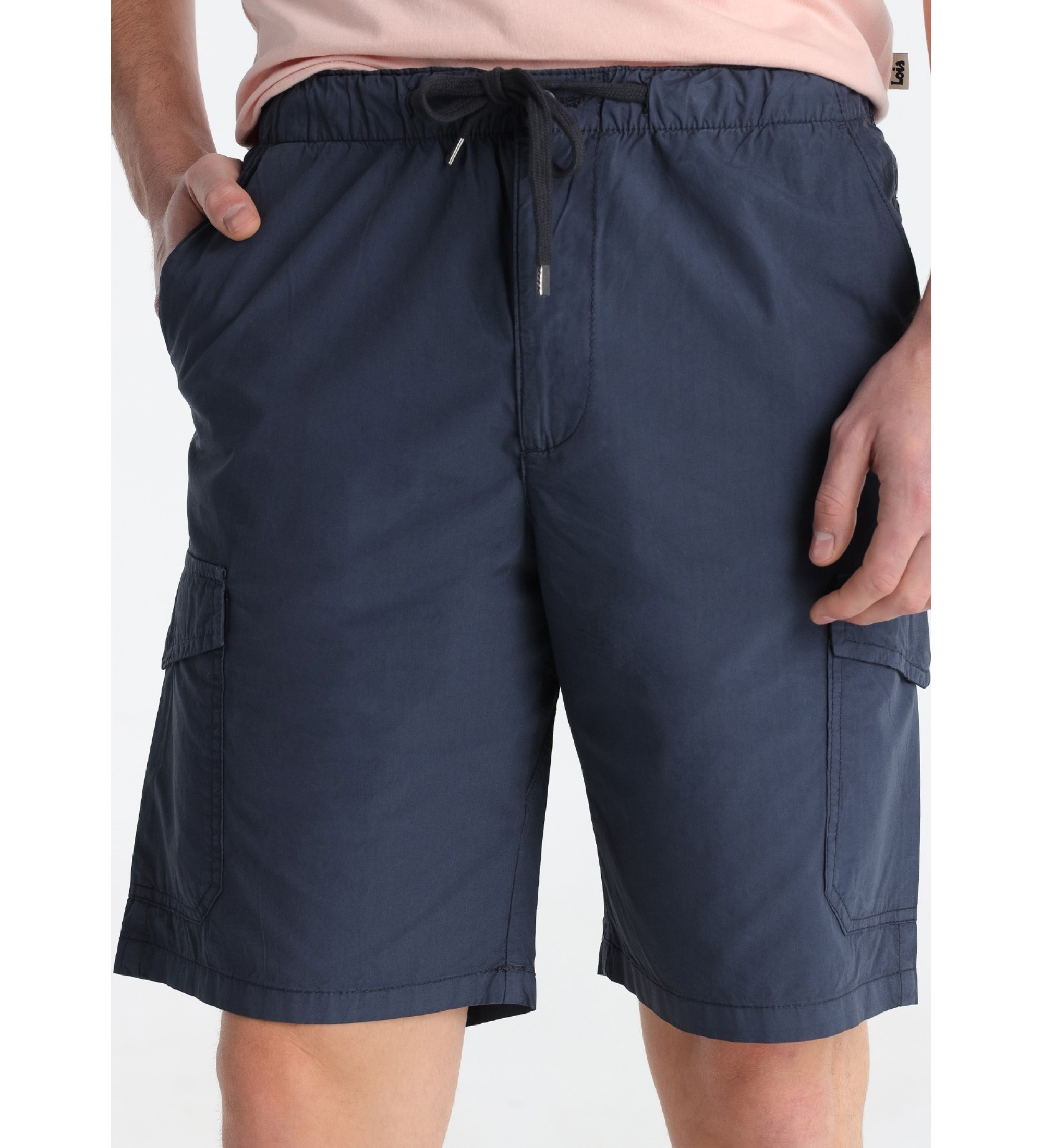 Lois Jeans Short cargo bleu