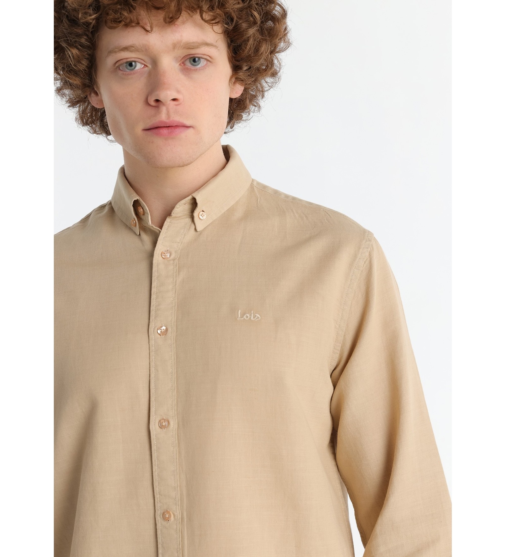 Lois Jeans Bruin overhemd