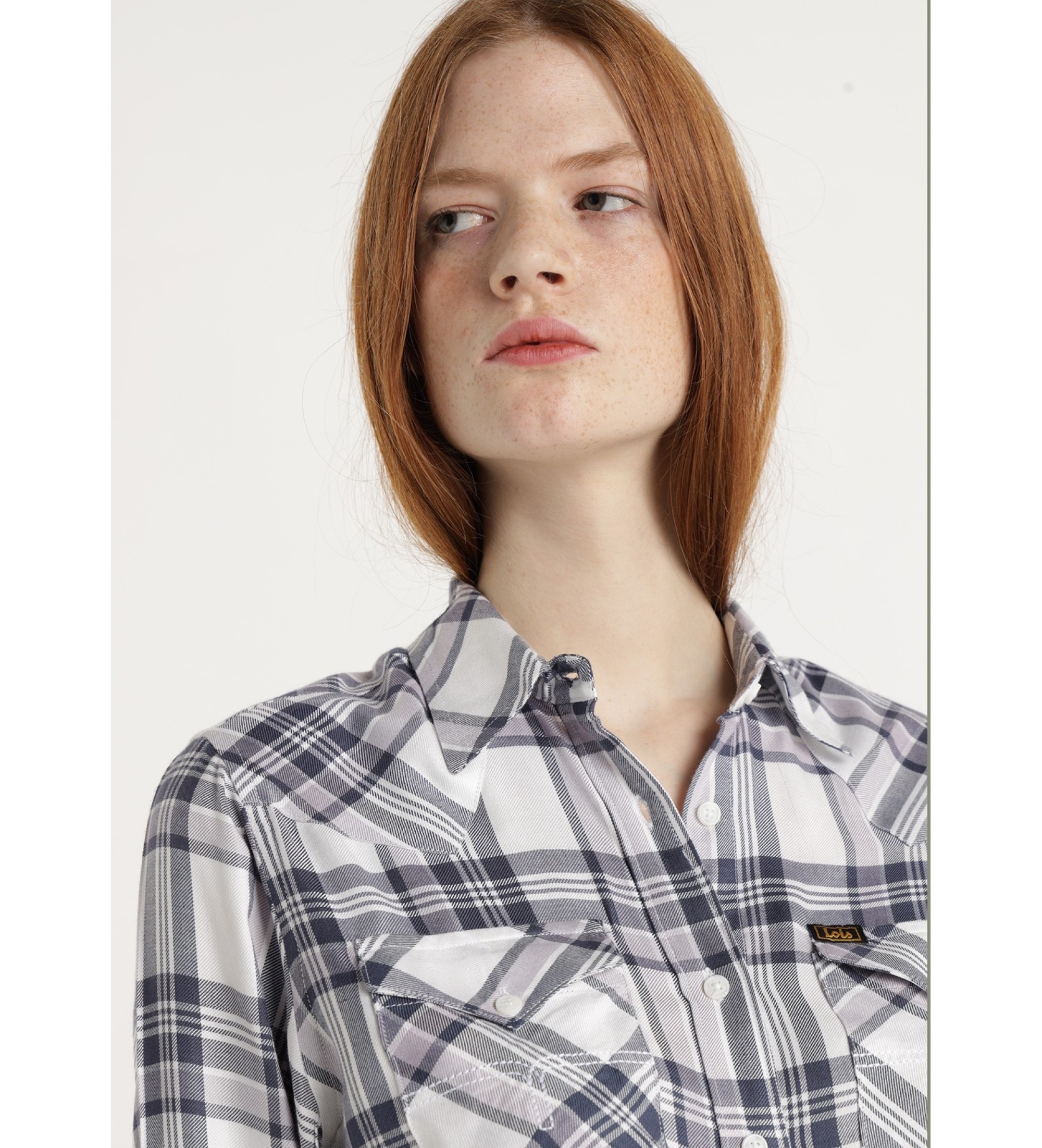 Lois Jeans Camisa Presley Bloom branca