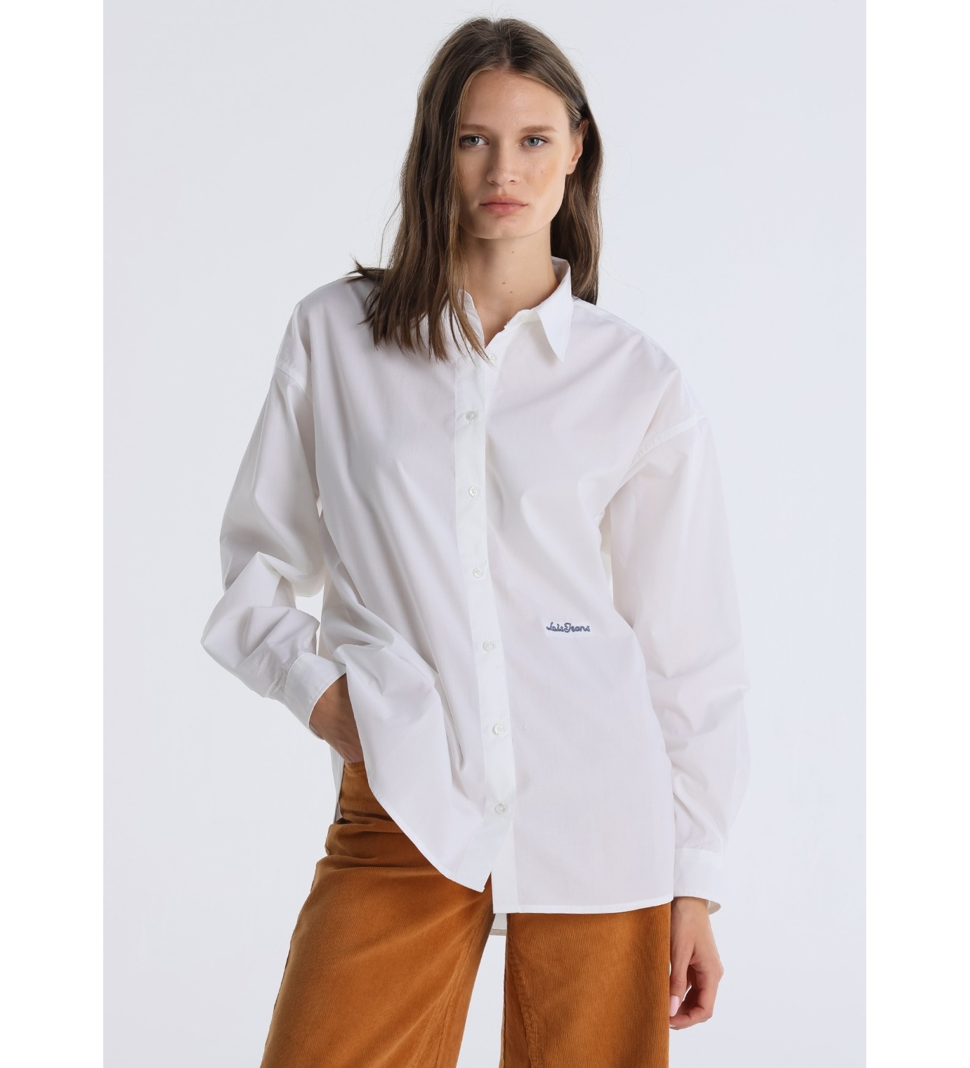 Lois Jeans Camisa Letizia Elna branca