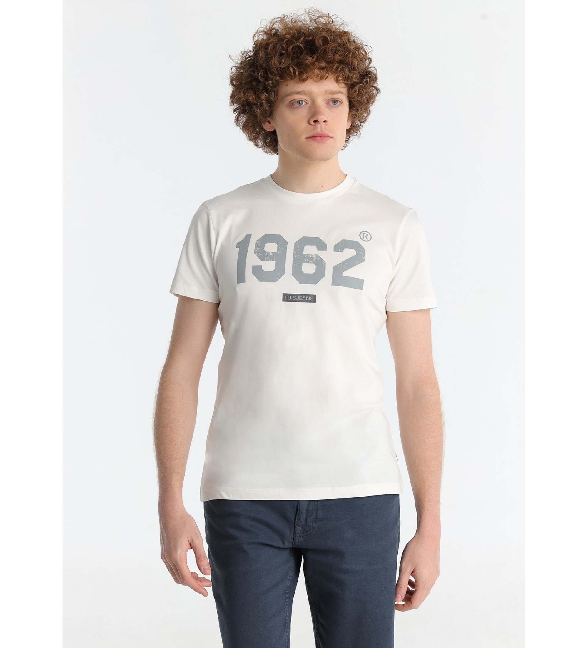 Lois Jeans T-shirt 1962 wit