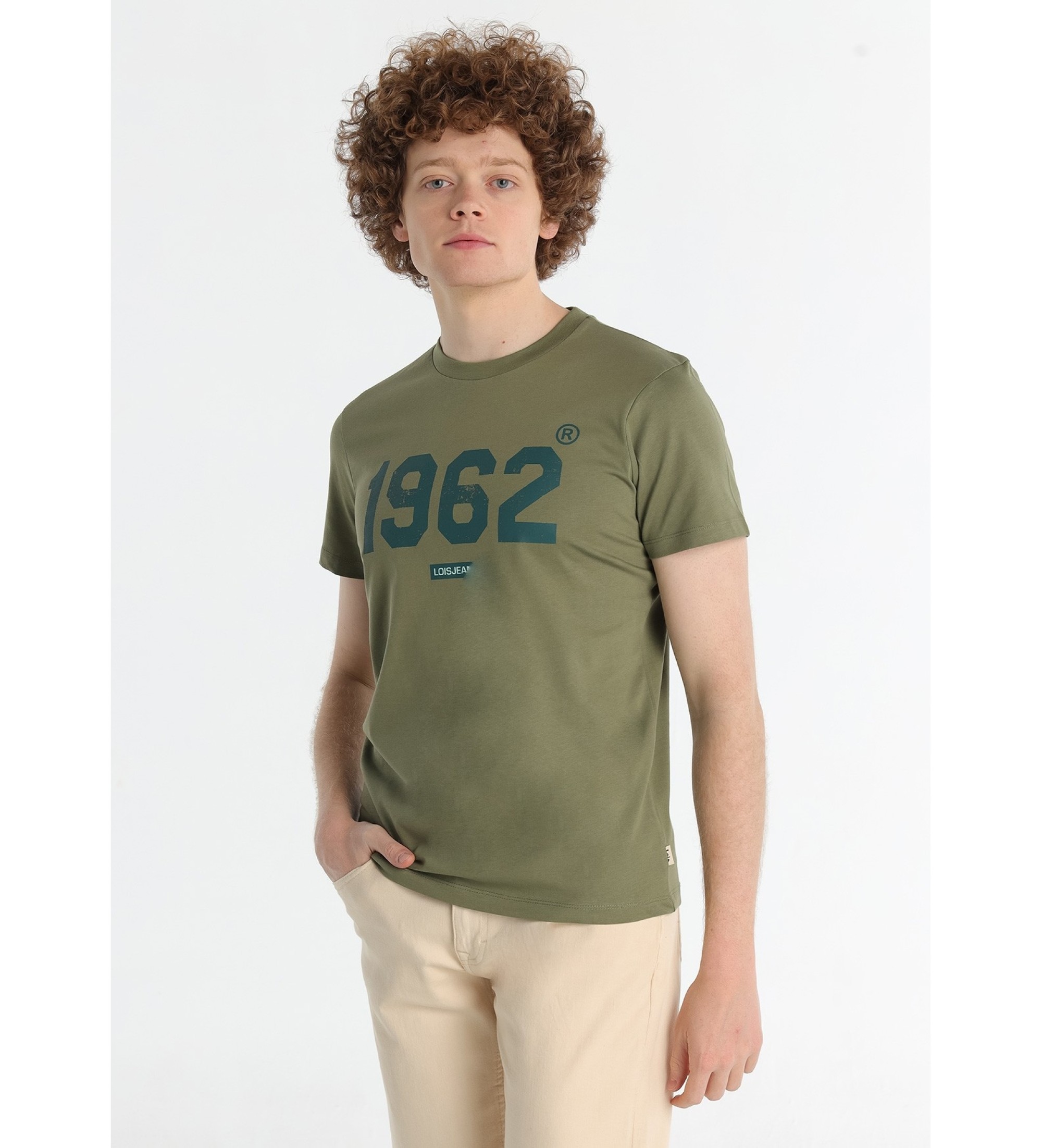 Lois Jeans T-shirt 1962 zielony