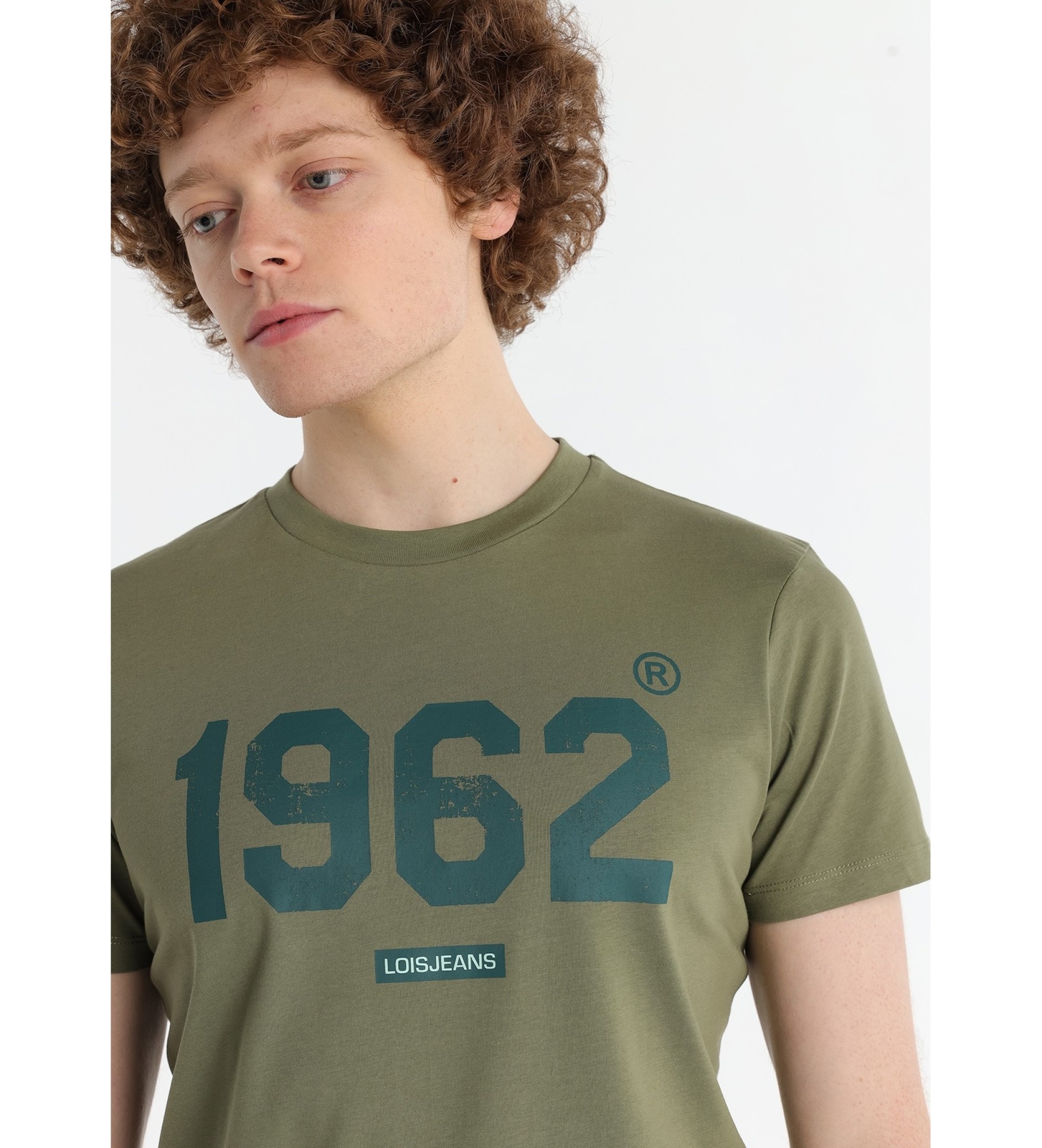 Lois Jeans T-shirt 1962 zielony